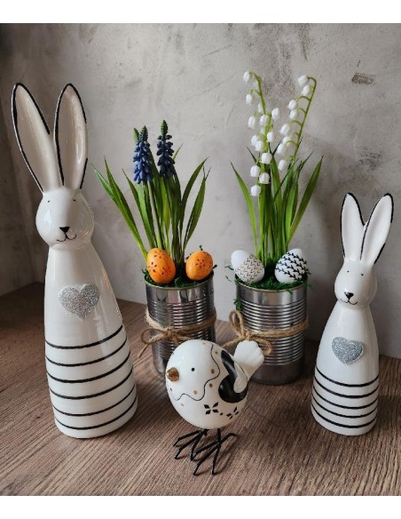 Ptáček keramika výška 10cm