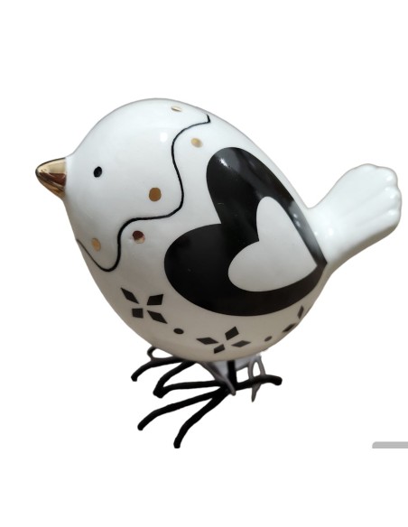 Ptáček keramika výška 10cm