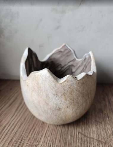 Skořápka polyresin 13cm natural