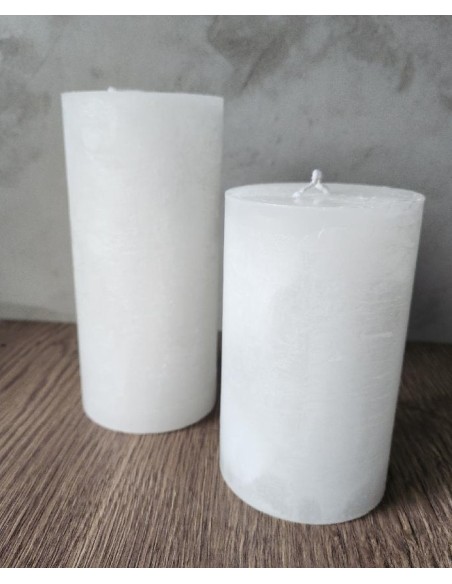Svíčka Válec Natura 70/150 Bílá