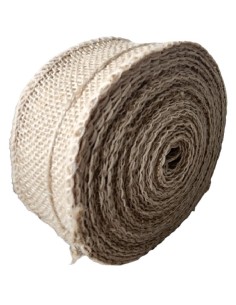 Stuha jutová 10m šíře 5cm, přírodní