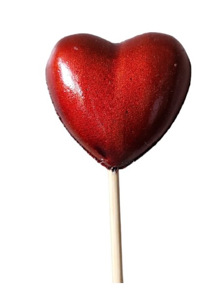 Srdce zápich lesklé 4cm
