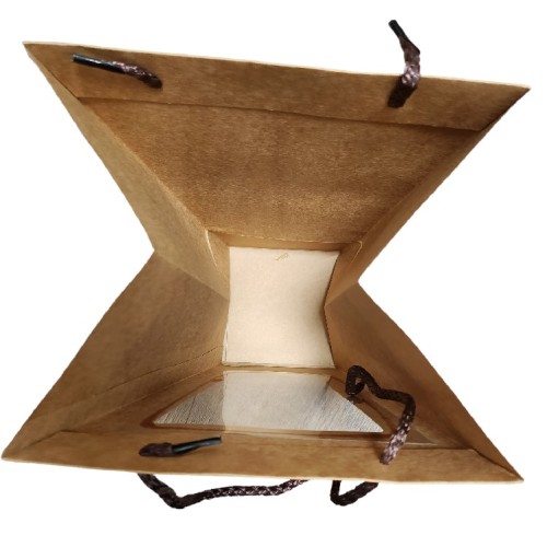 Dárková taška s průhledným oknem