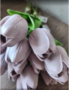 Tulipán 1 ks, pěnový 32cm sv.fialový