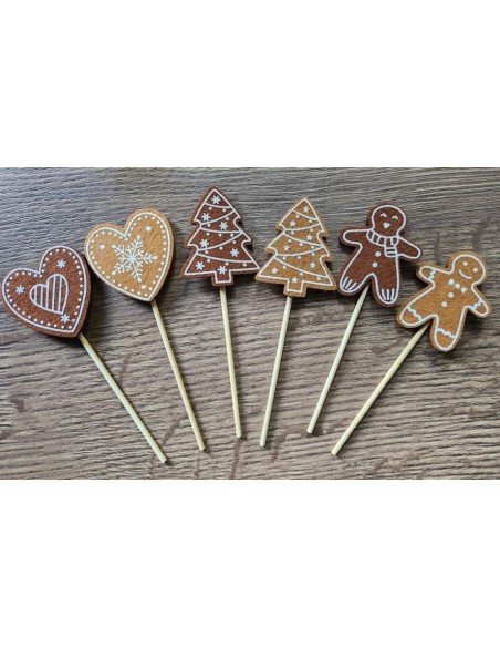 Perníčky filcové ,zápich, výška 5cm