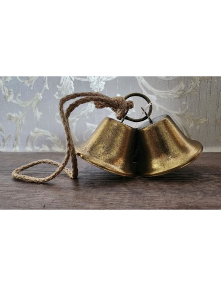 Závěsné zvonky zlatá patina