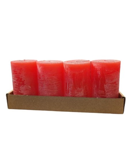 Adentní svíčky červené sada, 4ks