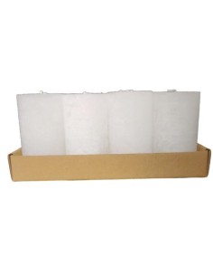 Adentní svíčky bílé sada, 4ks