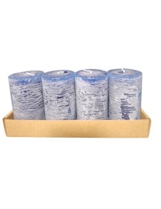 Adventní svíčky modré sada, 4ks