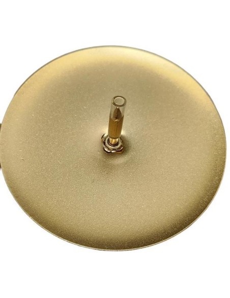 Bodce pod svíčky o průměru 5cm, 4ks,zlaté matné