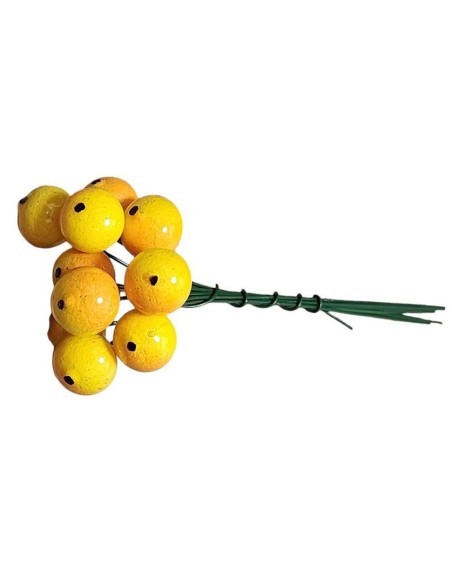 Jeřabina žlutá na drátku, svazek 10ks