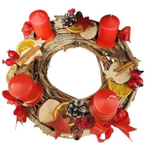 ADVENTNÍ VĚNEC- SKLÁDAČKA