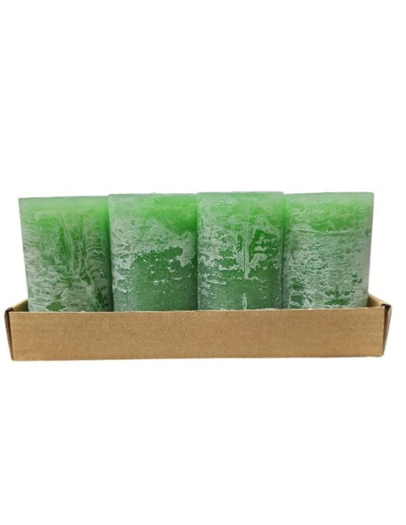 Adventní svíčky zelené sada, 4ks