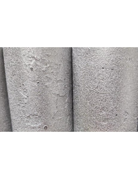 Adventní svíčky stříbrné se strukturou, sada 4ks