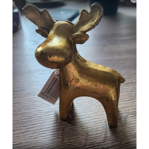 Sobík polyresin, zlatý 11,8 cm