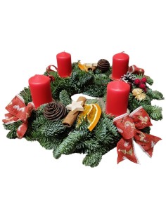 Adventní věnec z jedle Nobilis, k dodání od 19.11.2026