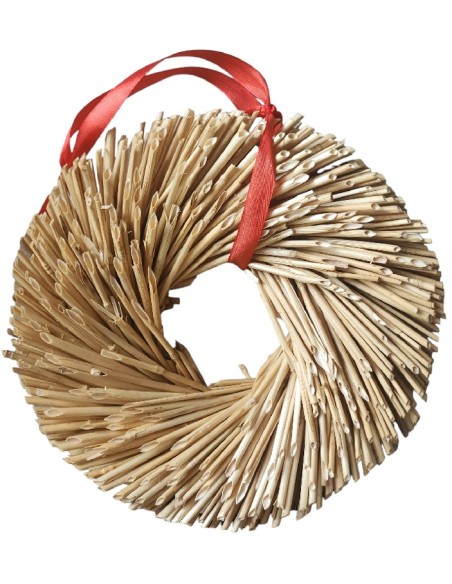Věnec sláma stříhaná