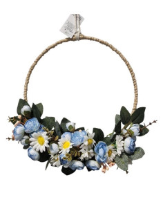 Modrý věneček o průměru 25cm