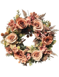 Věnec ve vintage barvách