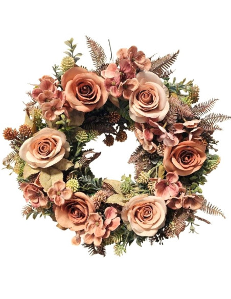 Věnec ve vintage barvách