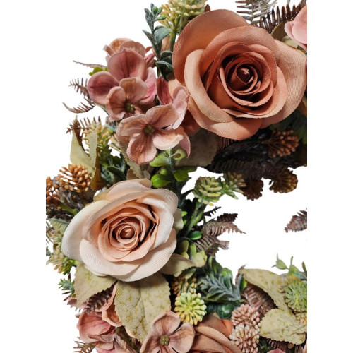 Věnec ve vintage barvách