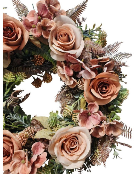 Věnec ve vintage barvách