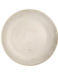 Tác dřevo, bílo-zlatá patina