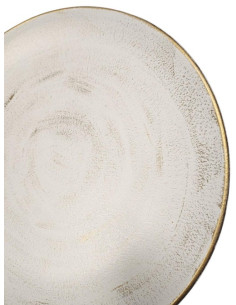 Tác dřevo, bílo-zlatá patina 2