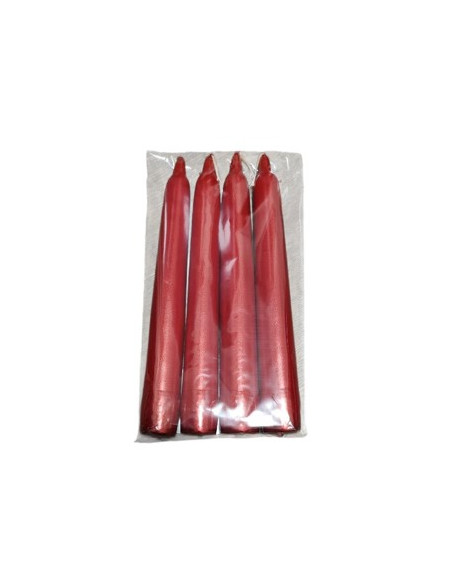 Svíčky metalické menší, průměr 2cm a výška 16cm