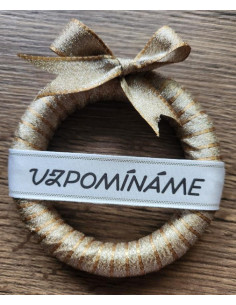 Maličký věneček se stuhou VZPOMÍNÁME 2