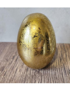 Zlaté vajíčko vysoké 8,2cm 2