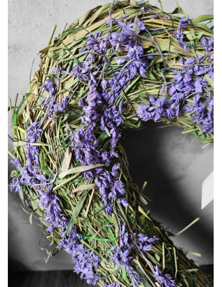 Srdce trávové s levandulí, 29cm
