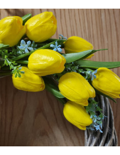 Jarní věnec s tulipány 2