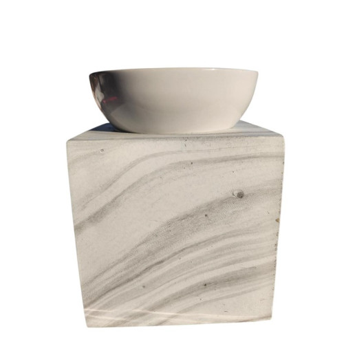 Aromalampa, vzhled mramor