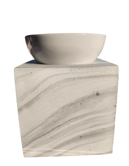 Aromalampa, vzhled mramor