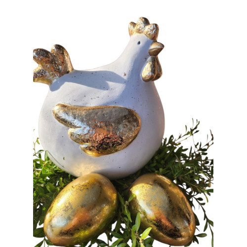 Keramická slepička, velká