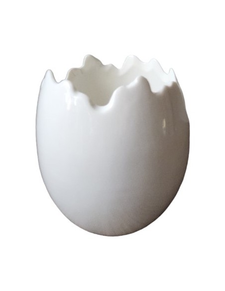 Skořápka porcelán 11cm bílá