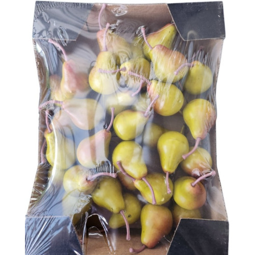 Hrušky na drátku, zelené, 6ks