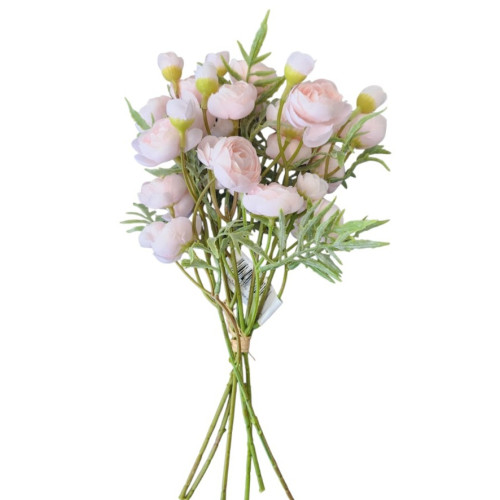 Ranunculus-umělá kytice,drobné květy,růžový